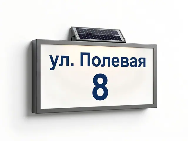 А-011 · Автономный адресный указатель на солнечной батарее