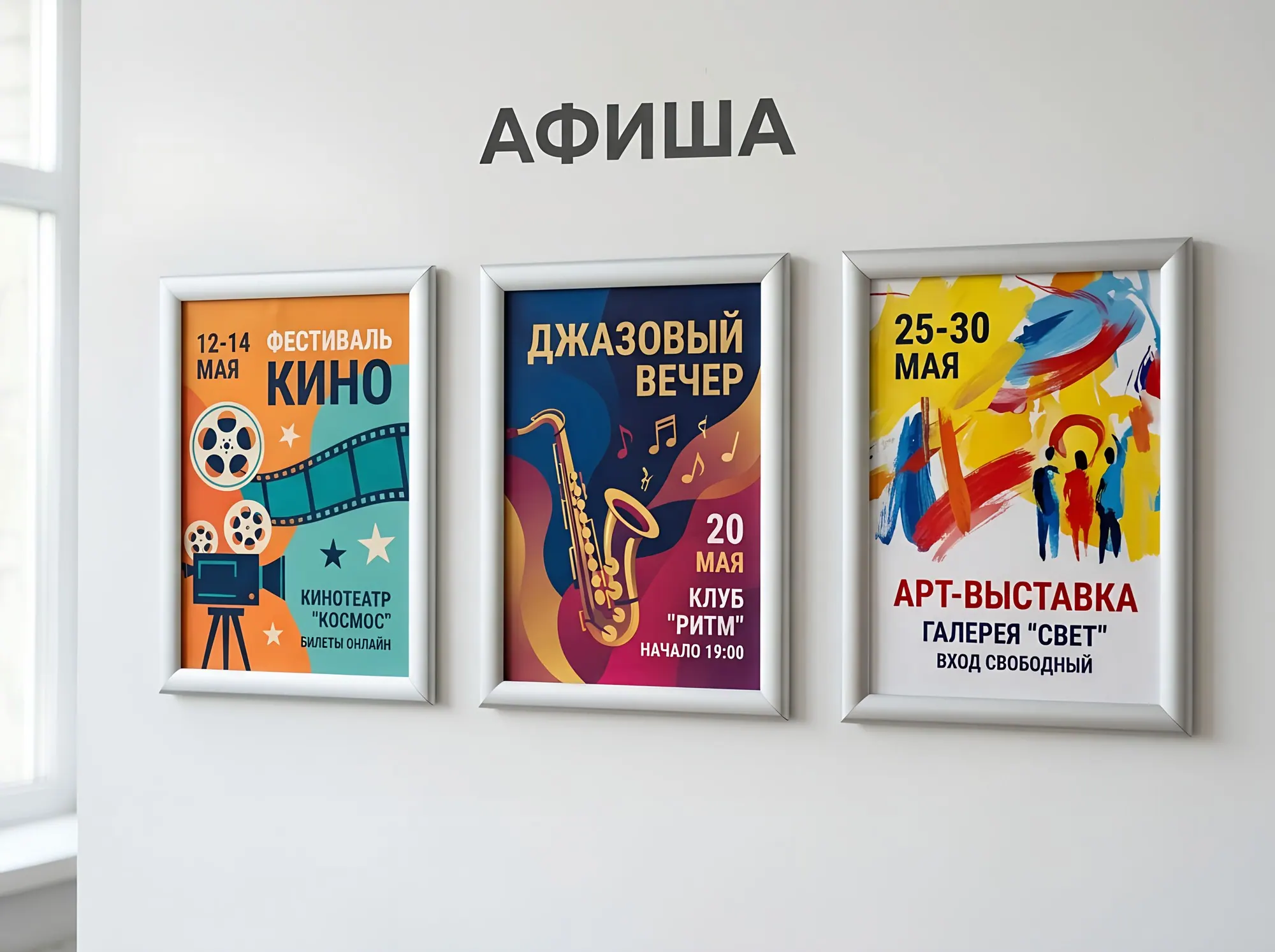 Стенд «Афишный стенд для дома культуры и кинотеатра», С-061