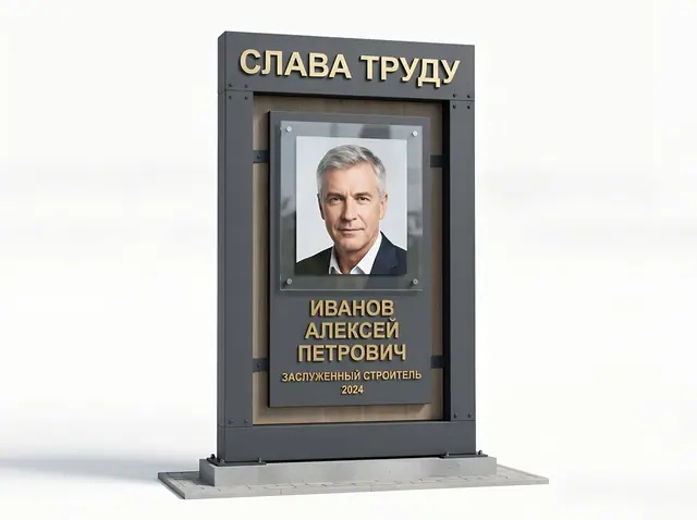 Д-007 · Аллея трудовой славы из отдельных стел