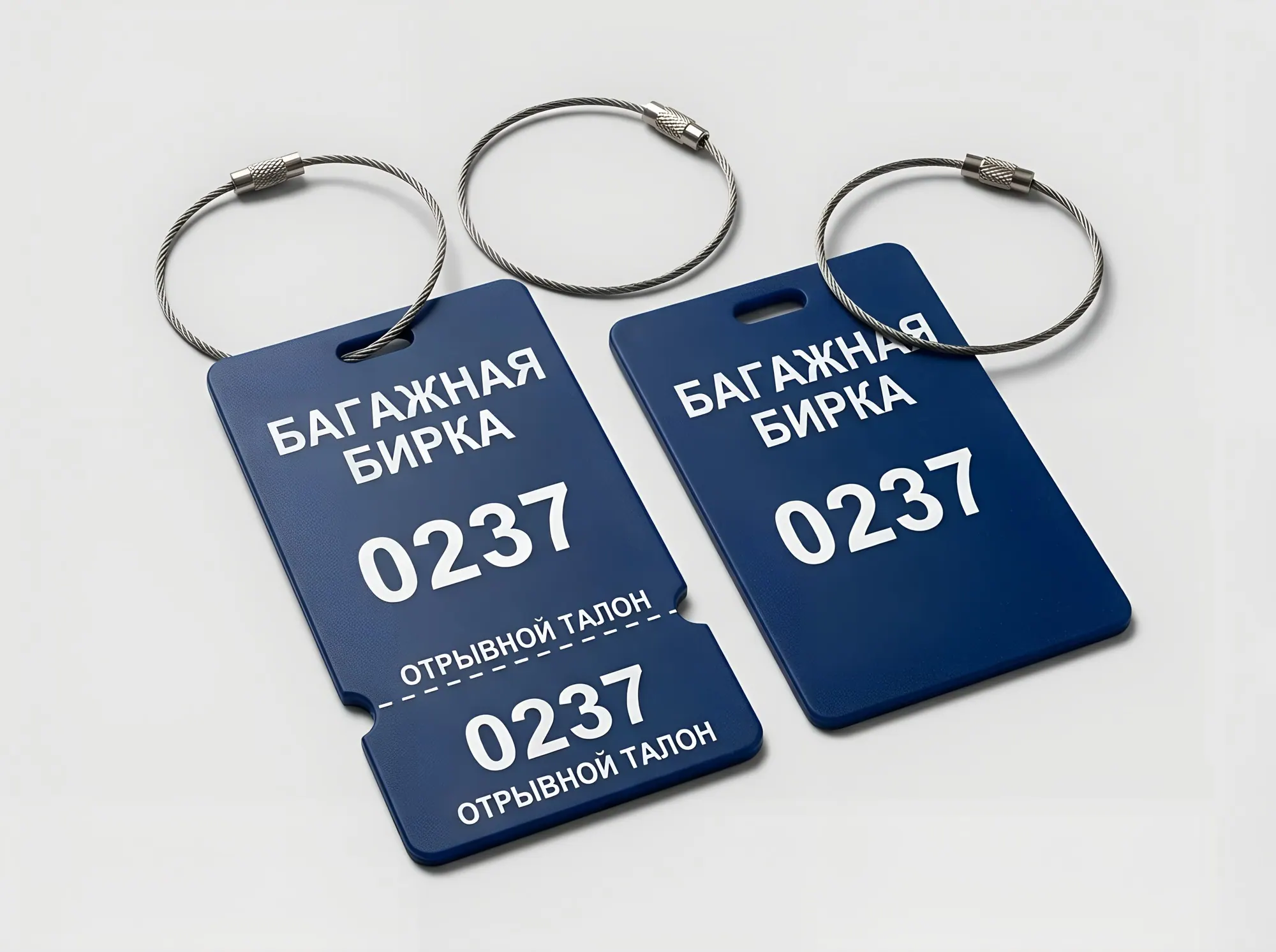 Багажные бирки для отелей и камер хранения, Ж-015