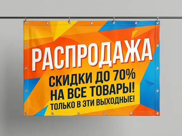 Баннеры и широкоформатная печать