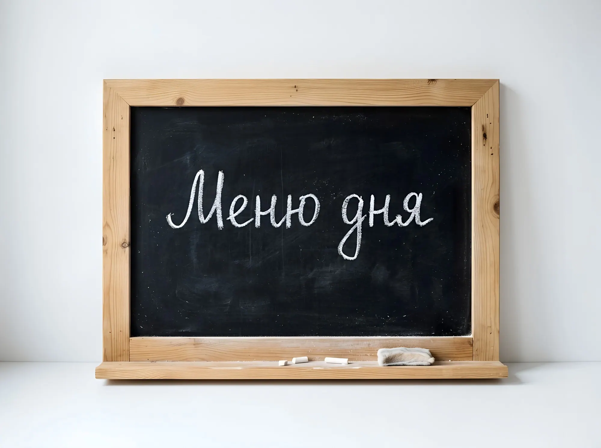 Стенд «Меловая (грифельная) доска в деревянной раме», С-047