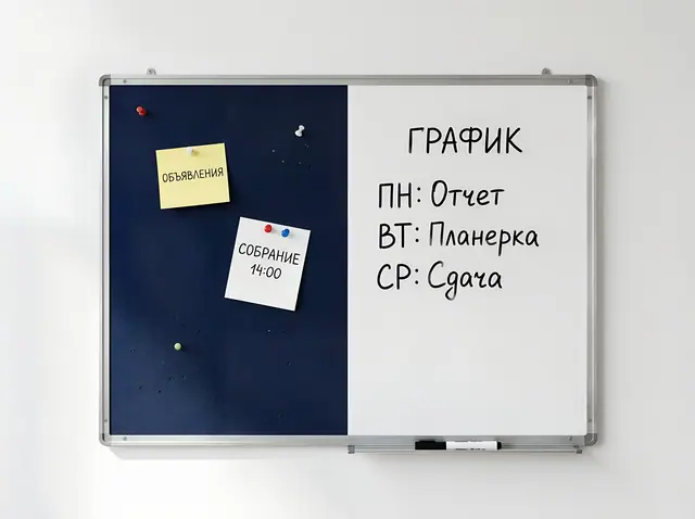 С-025 · Доска объявлений текстильная и комбинированная