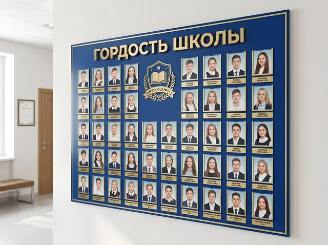 Д-004 · Доска почёта «Гордость школы»