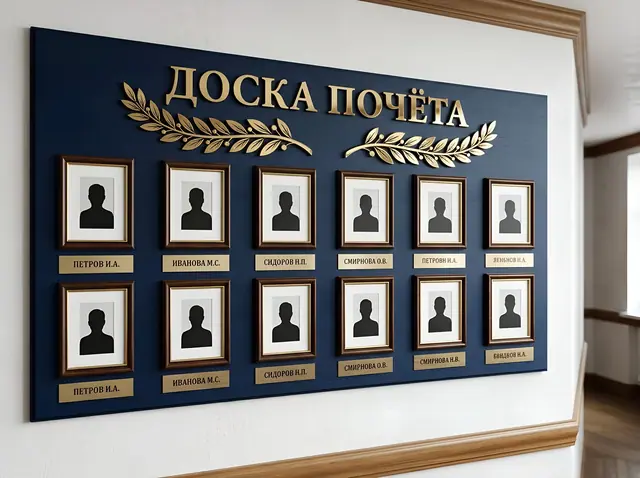 Д-001 · Доска почёта интерьерная