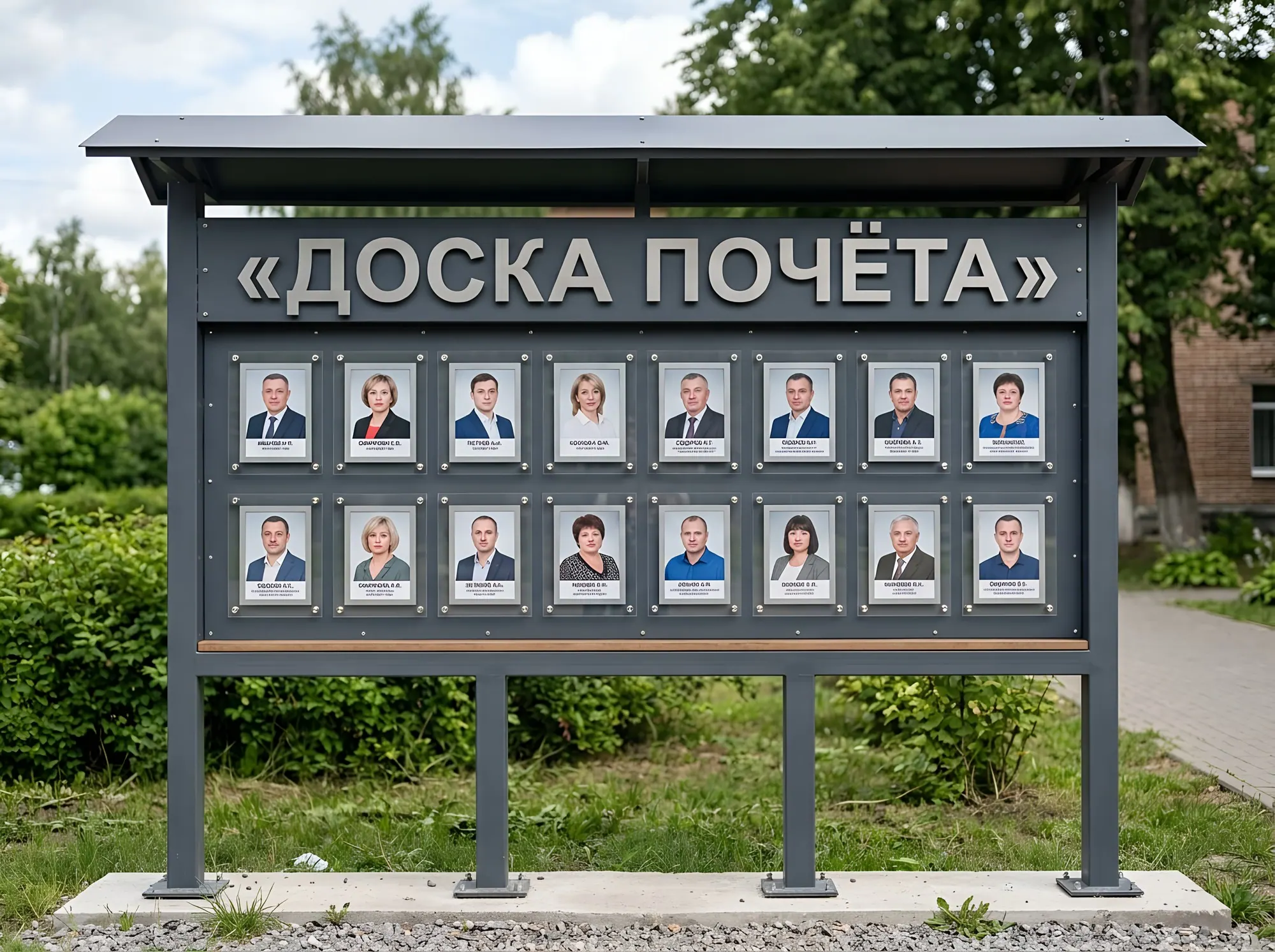 Доска почёта уличная, Д-002