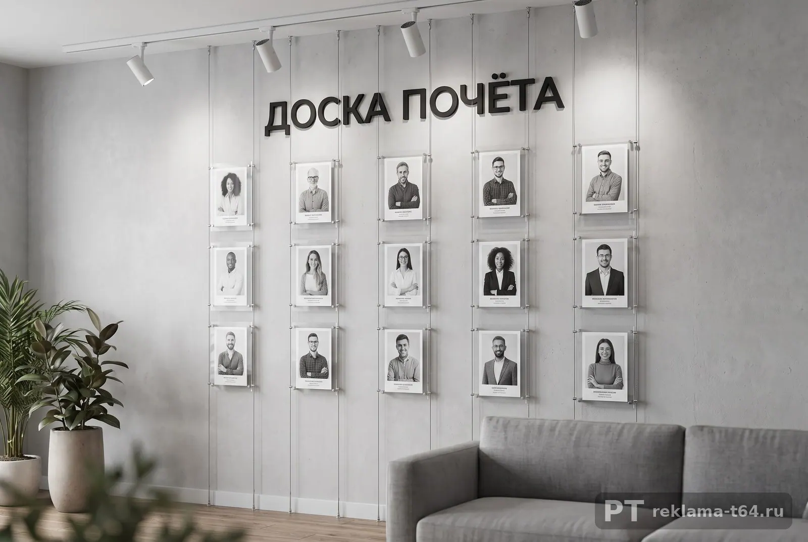 Доска почёта на тросовой системе, Д-033