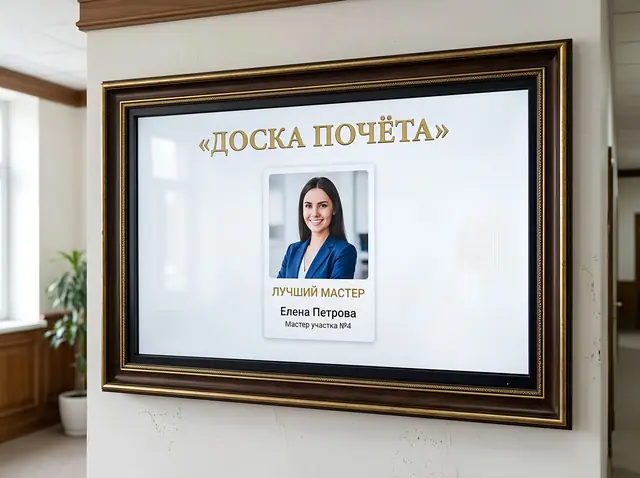 Д-006 · Электронная доска почёта
