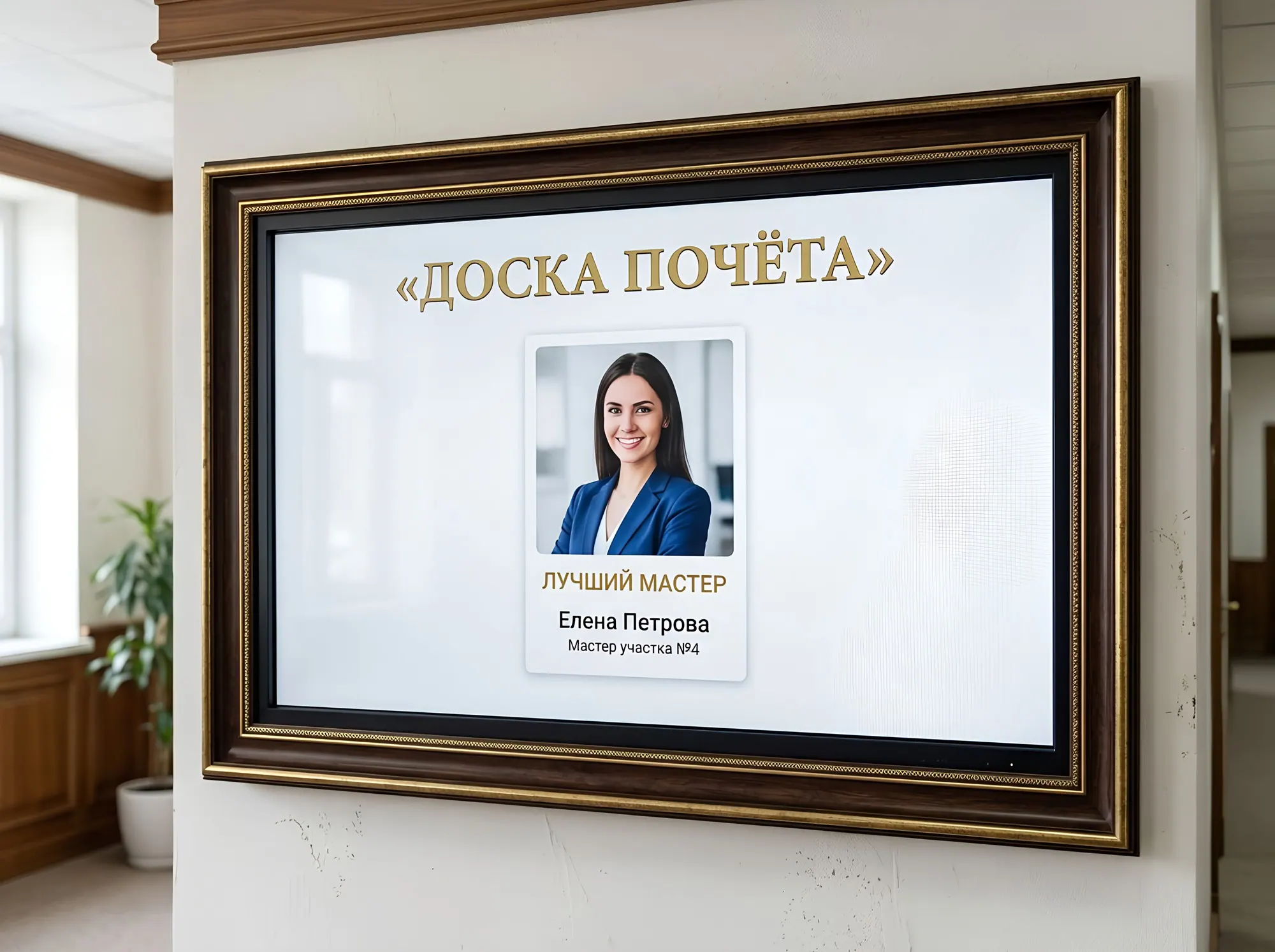 Электронная доска почёта, Д-006