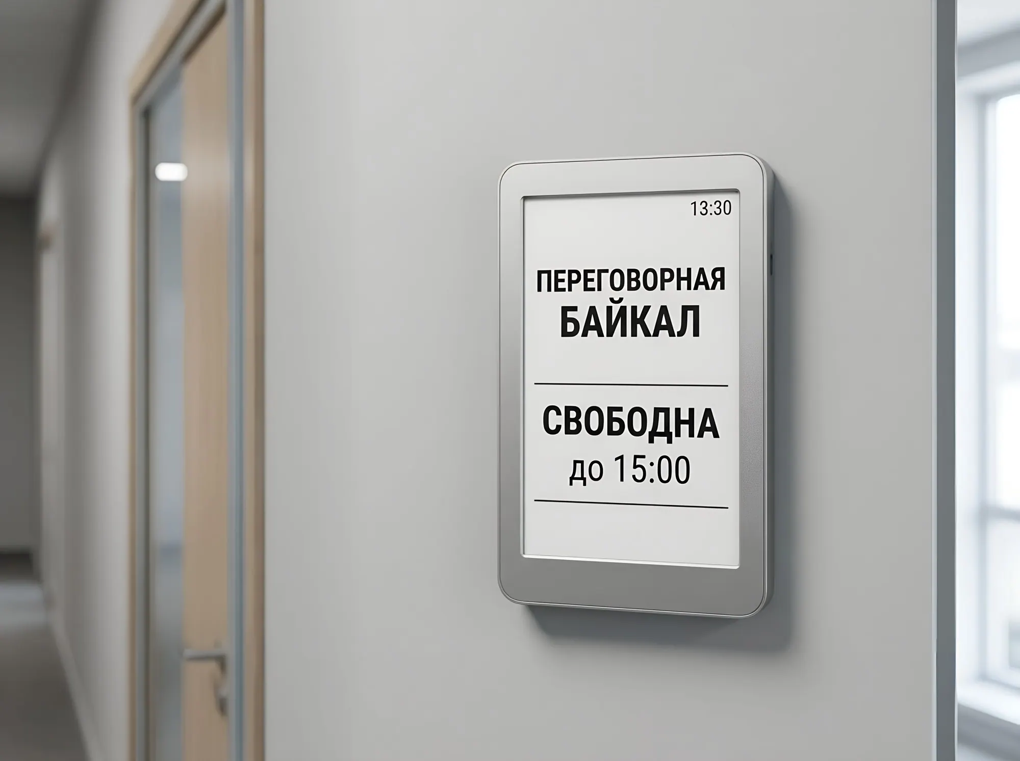 Электронная табличка на e-ink для переговорной, Т-031