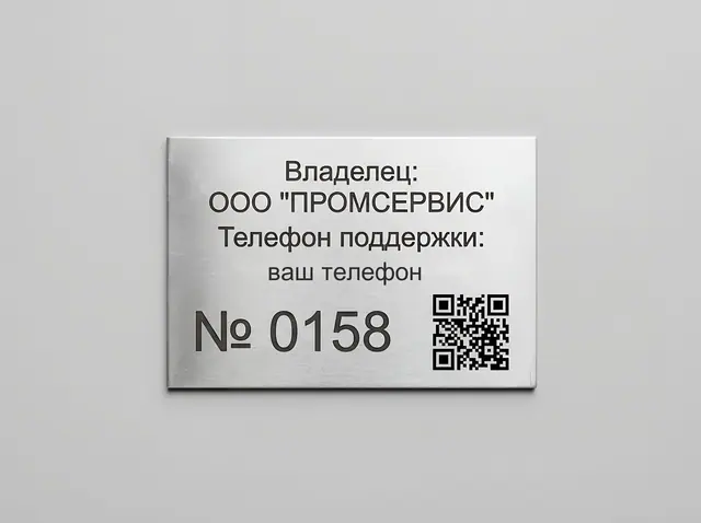 Т-108 · Информационная табличка для вендингового аппарата