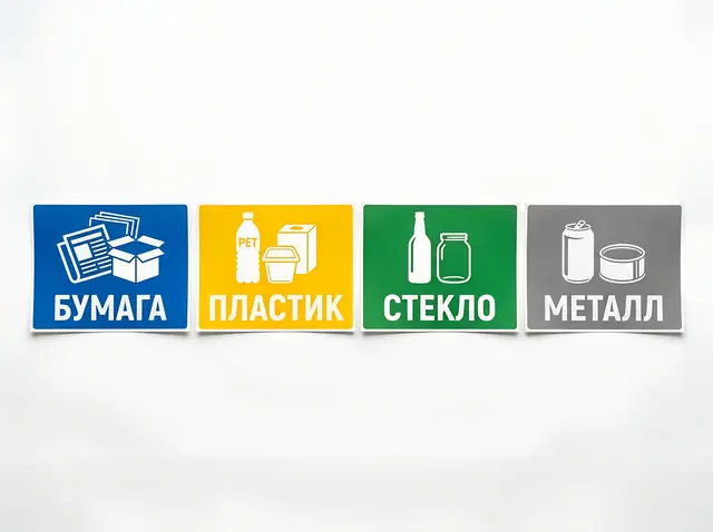 Б-025 · Маркировка контейнеров для многофракционного раздельного сбора