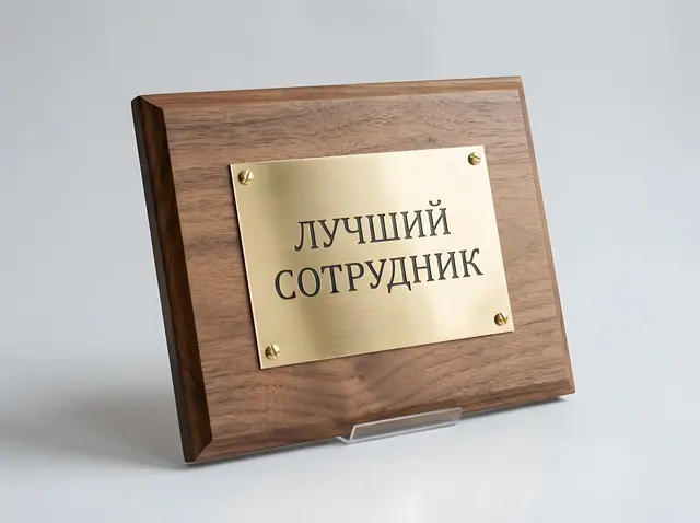Ф-014 · Наградные плакетки и дипломы на подложке