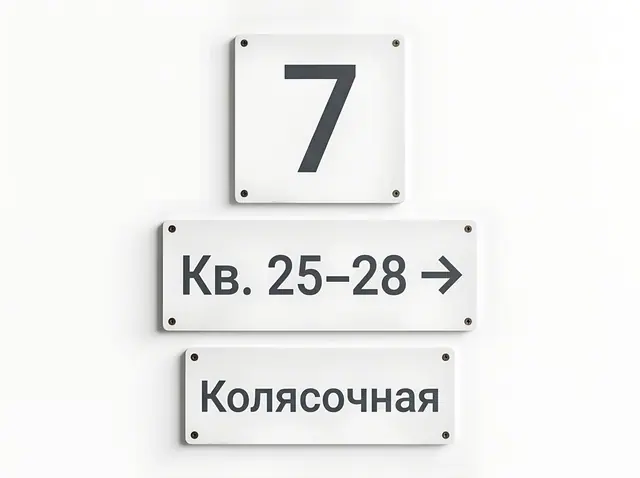 Н-035 · Навигация в подъезде многоквартирного дома