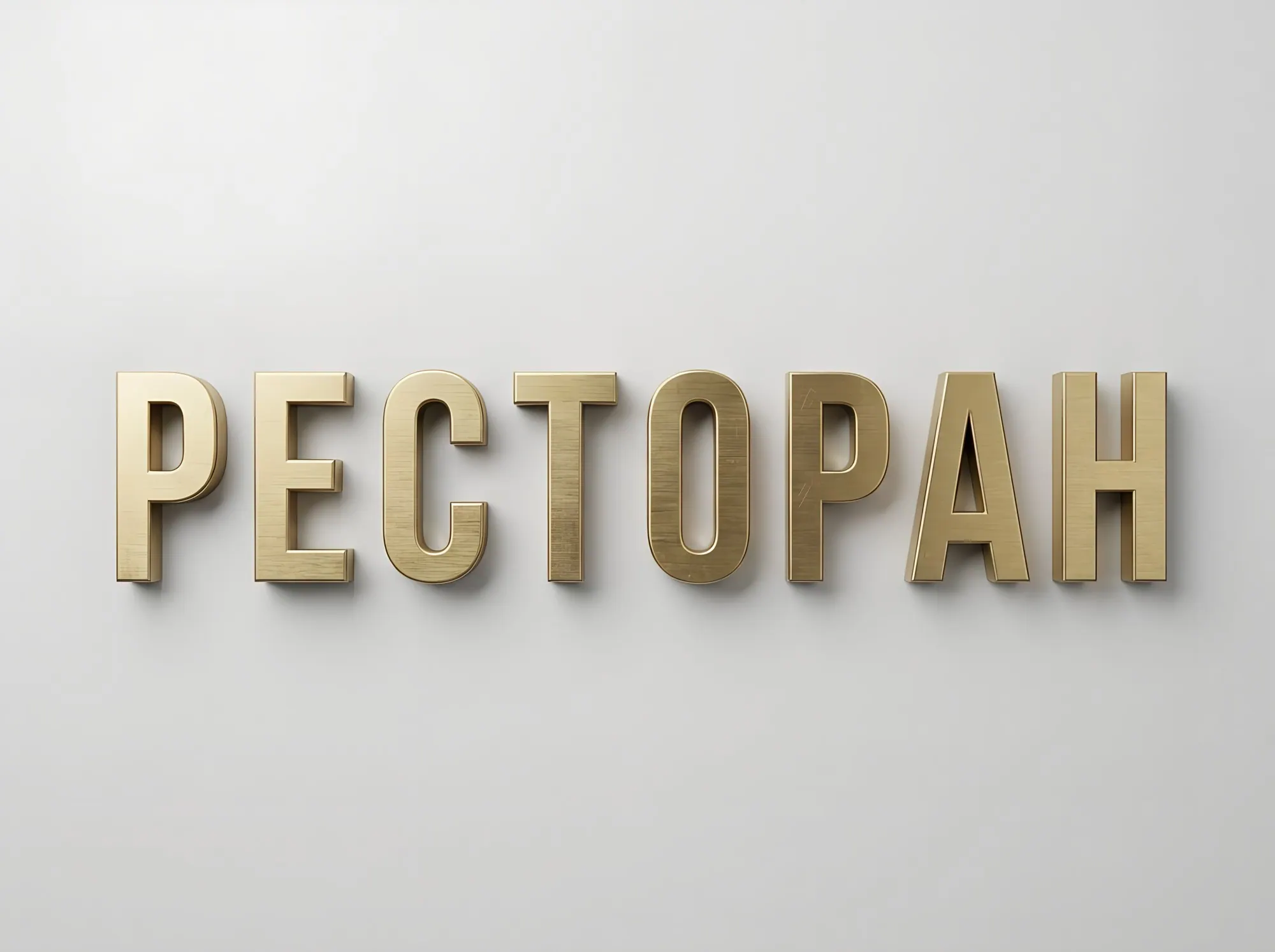 Объёмные металлические буквы, О-008