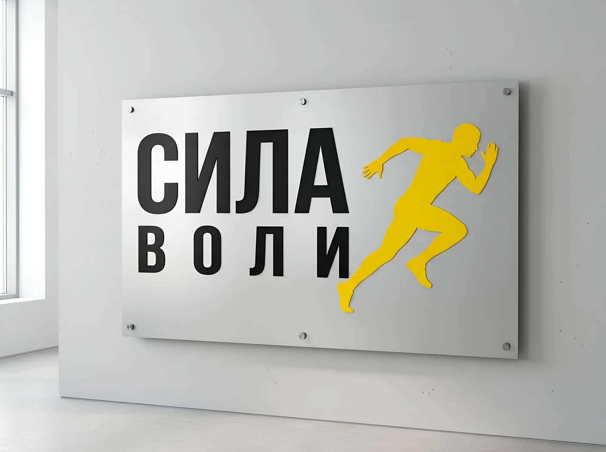 Оформление спортивного зала и фитнес-клуба, О-029