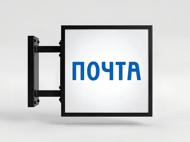 В-006 · Панель-кронштейн (консольная вывеска)