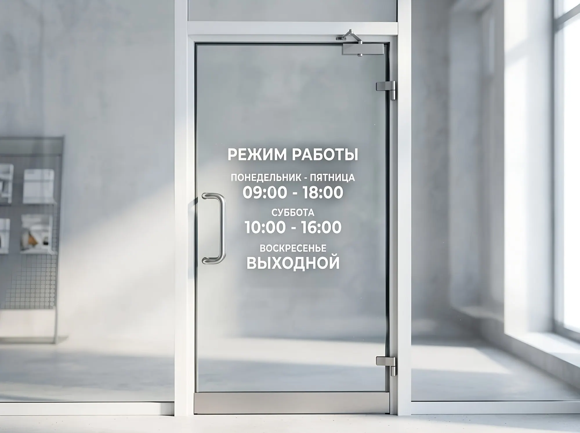Оклейка витрин и стёкол плёнкой, Ш-015