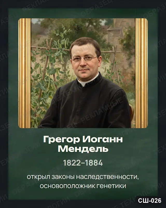 СШ-026 · Грегор Иоганн Мендель