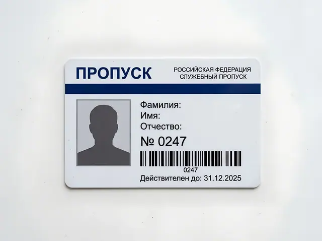 Ж-006 · Пропуска и пластиковые карты