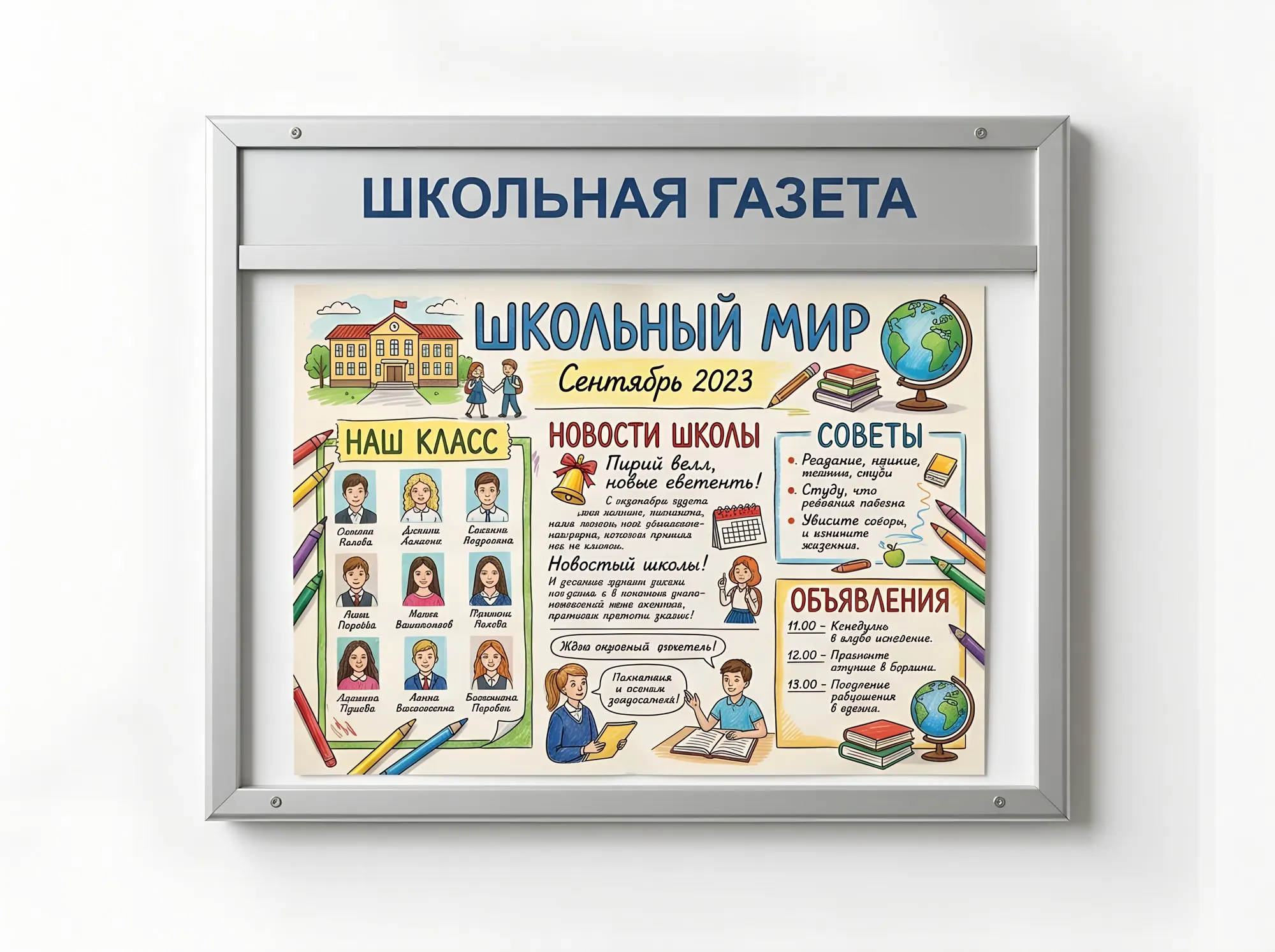 Стенд «Рамка-стенд для стенгазеты», С-058