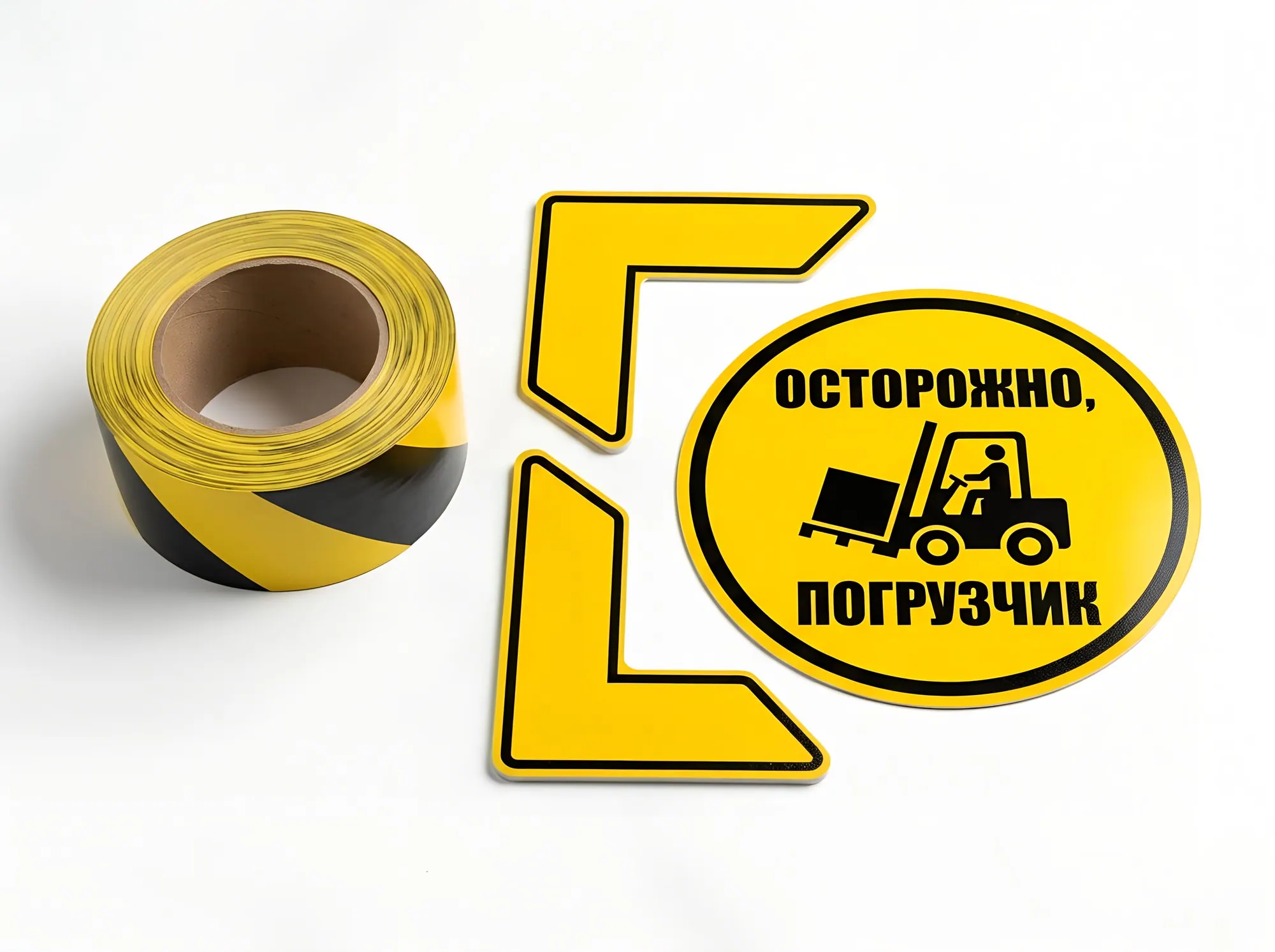 Сигнальная разметка пола на производстве и складе, Э-024