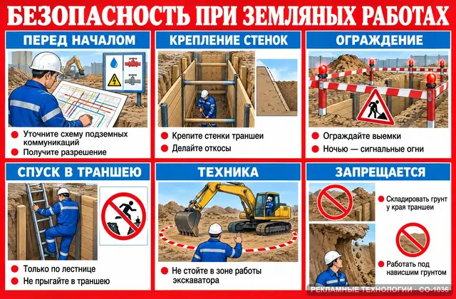 СО-1036 · Земляные работы