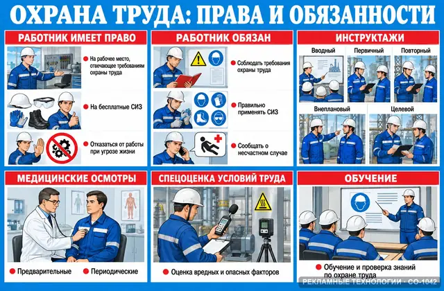 СО-1042 · Охрана труда — права и обязанности