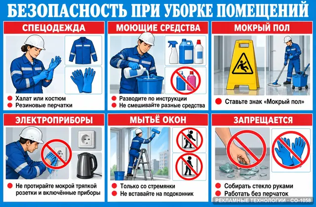 СО-1058 · Уборка помещений