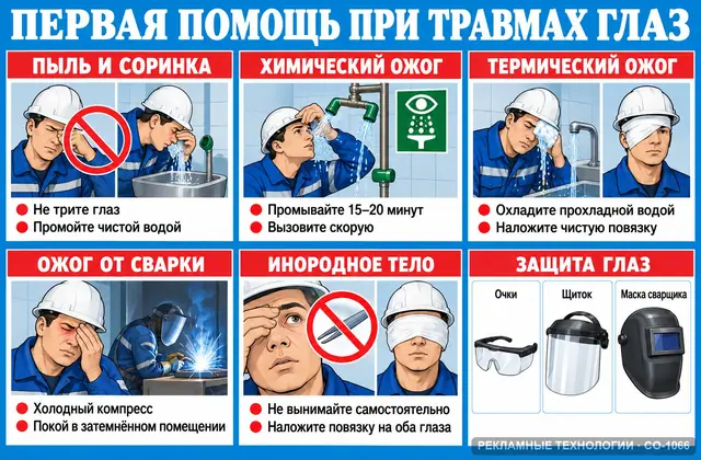 СО-1066 · Первая помощь при травмах глаз