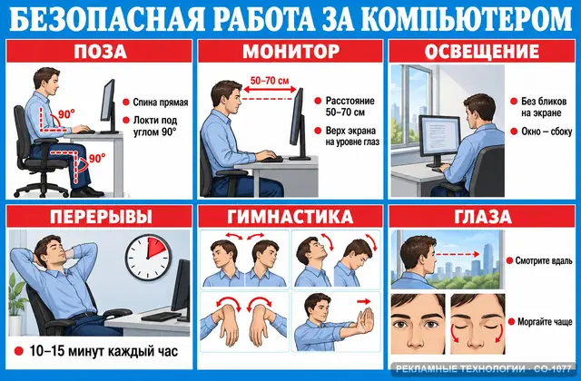 СО-1077 · Работа за компьютером