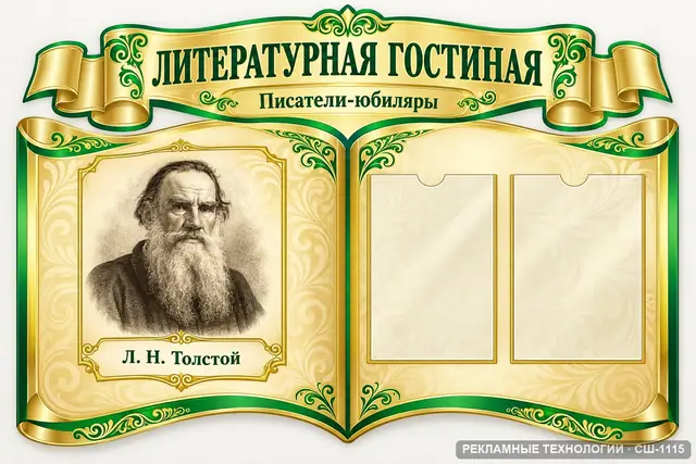 СШ-1115 · Литература — одиночный стенд
