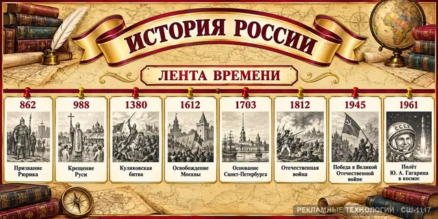 СШ-1117 · История — лента времени