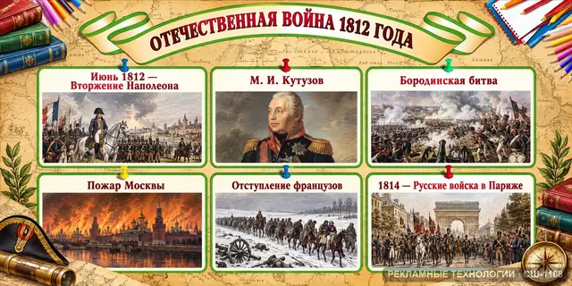 СШ-1168 · История — Отечественная война 1812 года