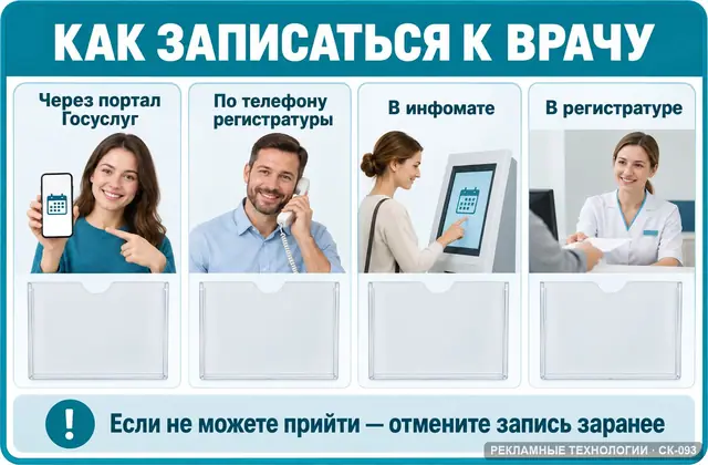 СК-093 · Как записаться к врачу