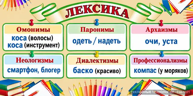 СШ-1321 · Русский — лексика