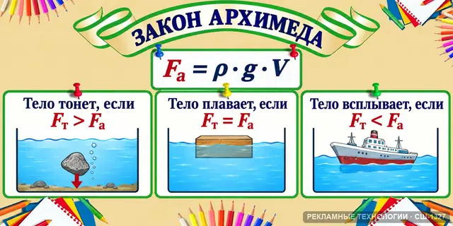 СШ-1327 · Физика — плавание тел