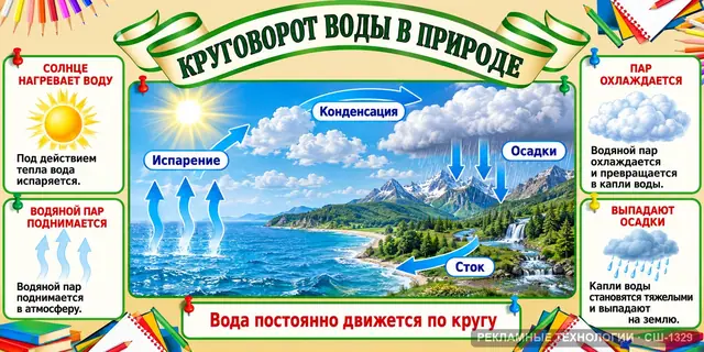 СШ-1329 · Биология — круговорот воды