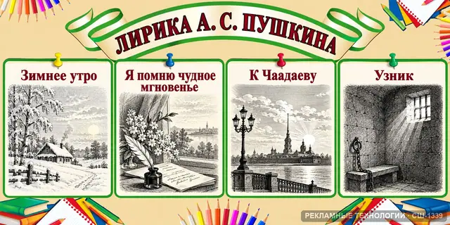 СШ-1339 · Литература — Пушкин лирика