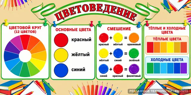 СШ-1215 · ИЗО — цветоведение