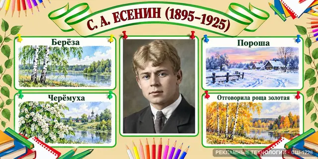 СШ-1228 · Литература — Есенин