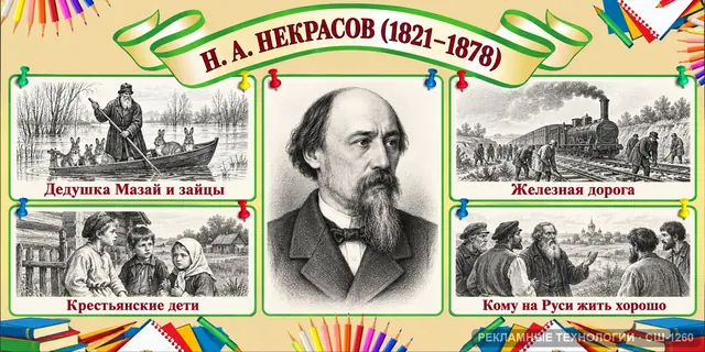 СШ-1260 · Литература — Некрасов