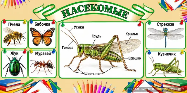 СШ-1282 · Биология — насекомые