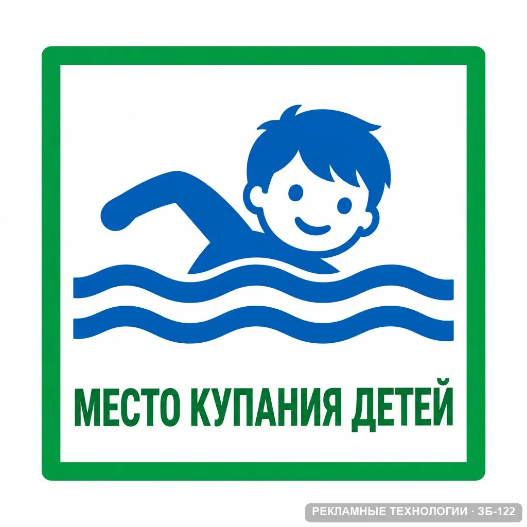 Место купания детей, ЗБ-122