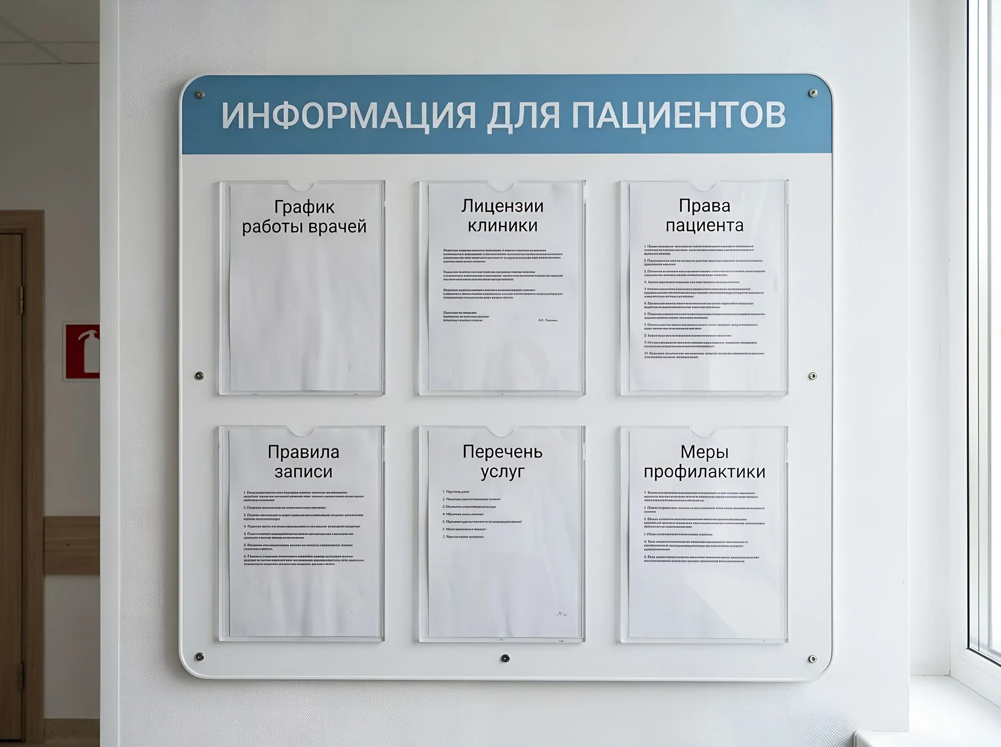 Стенды для поликлиник и больниц, С-009