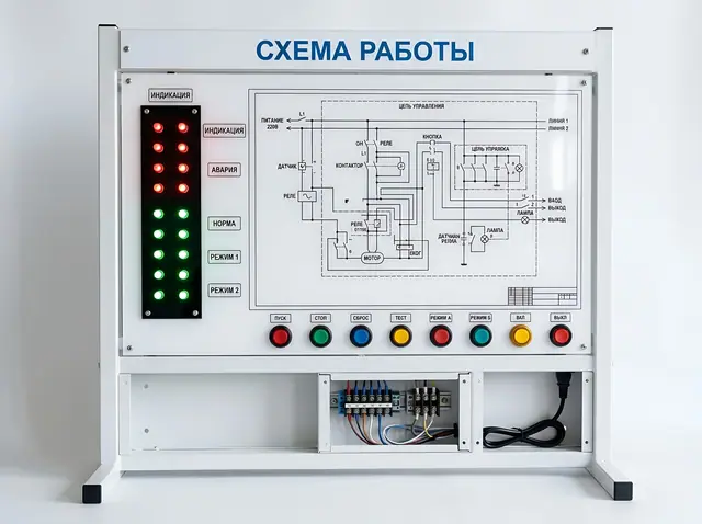 С-018 · Электрифицированные и светодинамические стенды