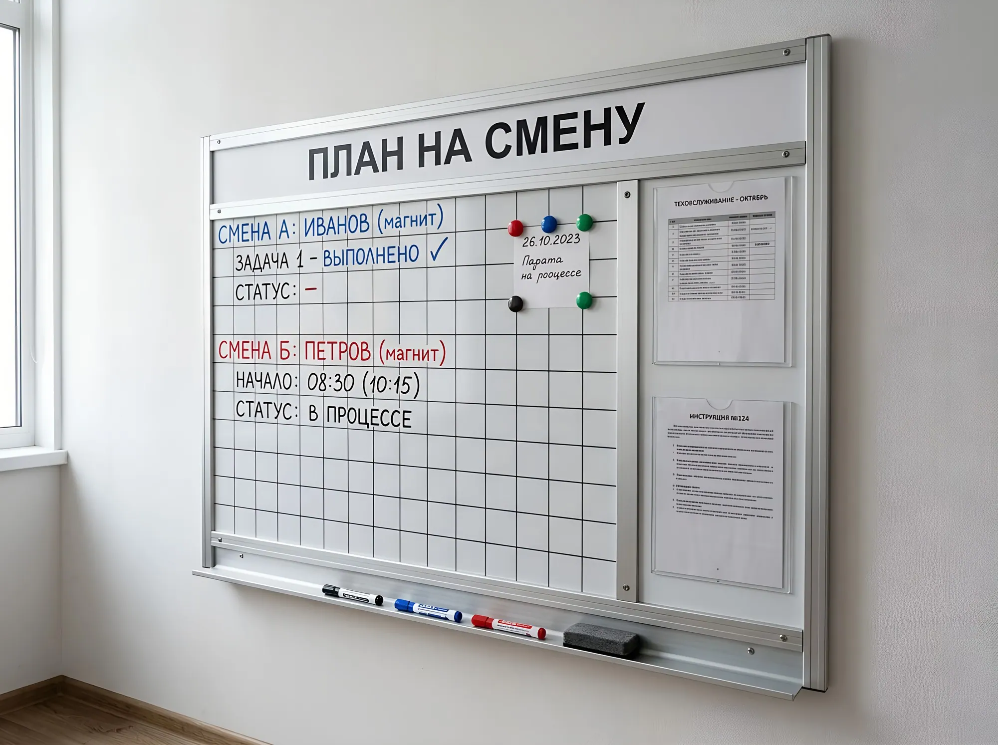 Стенд с магнитно-маркерным полем, С-022