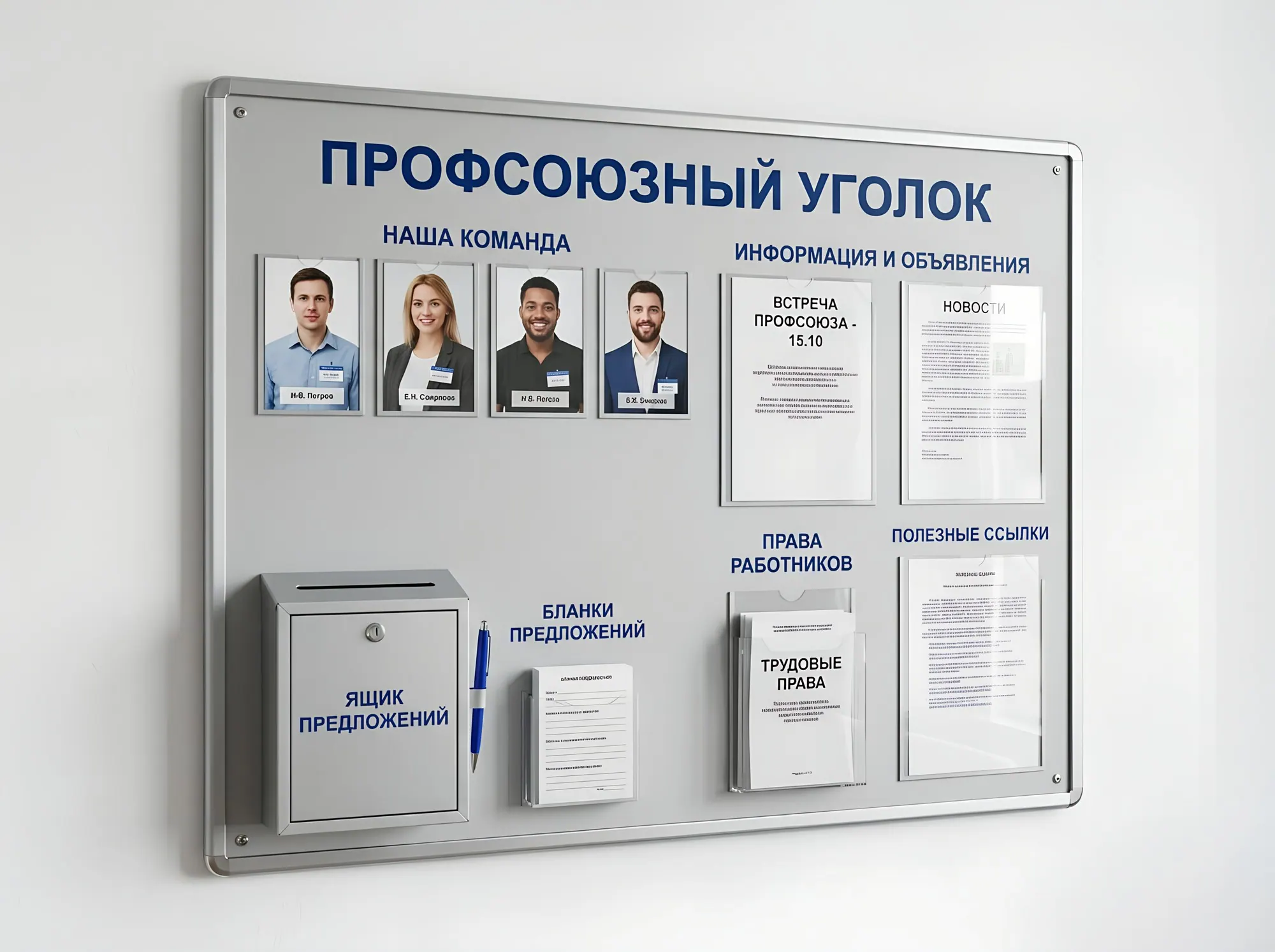 Стенд профсоюзной организации, С-052