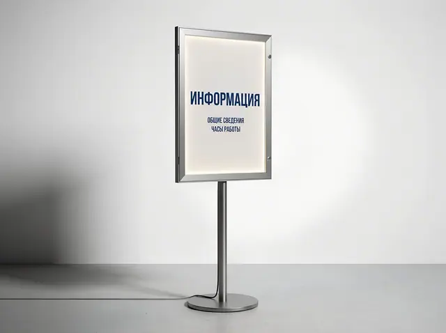 Стенды с подсветкой