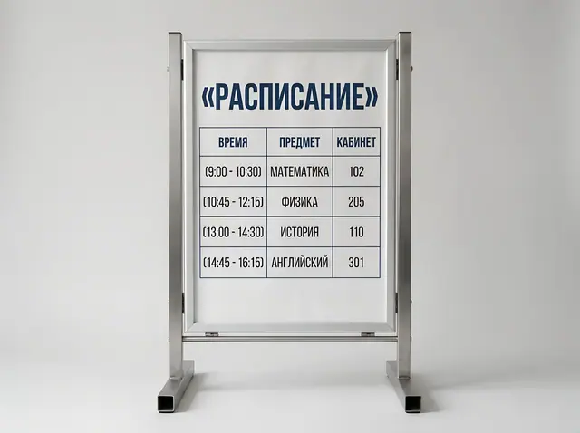 С-159 · Двусторонняя стойка А1 на ножках